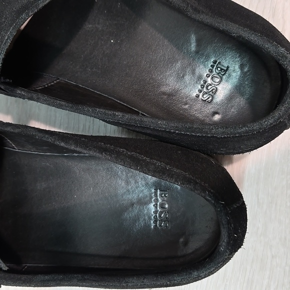 Boss Hugo Boss Mens 50191459 Suede Oxford office Loafer shoes sz 12 - Picture 7 of 14